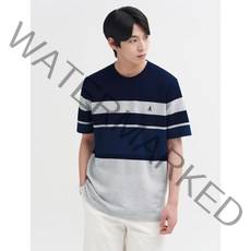 네이비 에어 모던 피케 블록 티셔츠 (BC2342A13R)
