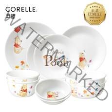 [코렐] 곰돌이푸 원형 2인 10P 홈세트, 상세 설명 참조