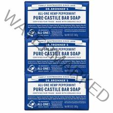 Dr. Bronners 퓨어 카스틸 바 비누 페퍼민트 5온스 3팩, 5 Ounce 8-pack