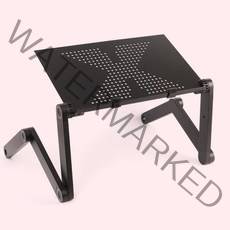 AOF532702호족반 차상 꽃소반관절 테이블 높이조절 블랙 각도 노트북 42x26cm 전통 자개 미니소반