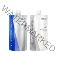 시세이도 프로페셔널 크리스탈라이징 알파H 스트레이트크림 N 일반 손상모용 1제 400ml + 2제 400ml, 1세트