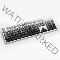 백야 LED투과 키캡 PBT OEM 이중사출, 정각