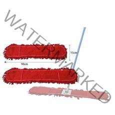 마루청소 기름걸레 90cm 스텐 자루 마대 청소용밀대 막대걸레