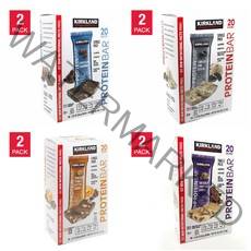 미국 코스트코 커클랜드 프로틴바 60g 20개입 x 2팩 / Kirkland Signature Protein Bars, 초콜릿칩 쿠키 도우
