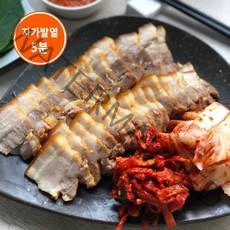한솔 발열보쌈수육 5분완성 김치새우소스세트 365g, [추가]발열용기세트, -