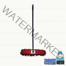 3S리빙 기름걸레 세트 적색 120cm 강당걸레 밀대, 1개