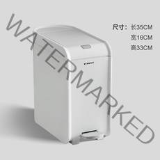 스마트휴지통 휴지통 쓰레기통 휴지통 주방 화장실 누르는 집 휴지통 거실 집게-53667, 옵션01