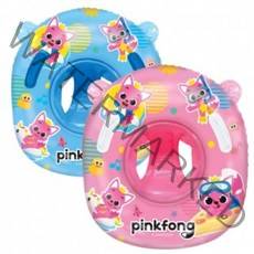 [한여름] KC인증-핑크퐁 보행기 튜브 물놀이 튜브 유아동 튜브, 블루