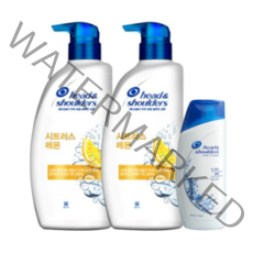 헤드앤숄더 시트러스 레몬 샴푸 750ml x 2p + 딥클린 샴푸 90ml, 24세트
