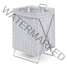 리빙해피 대용량 다용도 재활용 분리수거함, 체크, 1개