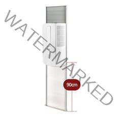한솔 창문형에어컨 베란다 설치용 추가키트 가림막 HSW-7720KR, 90cm