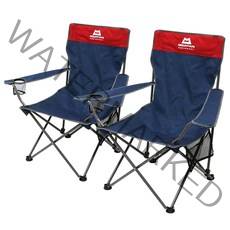마운틴이큅먼트 ME 와이드 캠핑 체어 세트, 네이비, 2개
