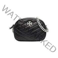 토리버치 22FW 키라 쉐브론 스몰 카메라백 블랙/실버 90450 002