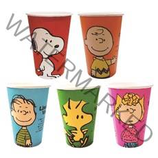 피너츠 칼라 종이컵 혼합 5종 세트 13oz, 50개입, 1개