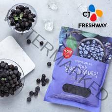 [CJ프레시웨이] 냉동 블루베리 1kg + 1kg, 단품