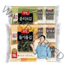 동원 올리브유김16봉 + 들기름향김16봉 (32봉), 32봉