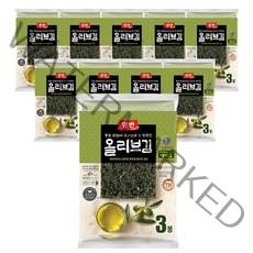 양반 올리브김 전장 3개입, 10개, 600g