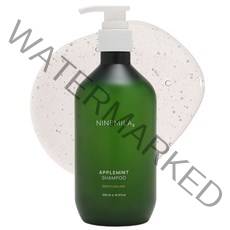 나인밀라 약산성 쿨링샴푸 애플민트, 500ml, 1개