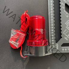 전동지게차 경광등 자석부착형 프리볼트(12v~48v) 모든 전동지게차 디젤지게차 사용가능 전동지게차부품, 레드