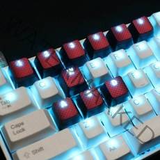 커세어 K70 K63 키캡 K60 K65 K68 K95 기계식 키보드 롤 FPS 체리축 체리 적축 청축 갈축 저소음, 커세어 K70키캡 - 그레이