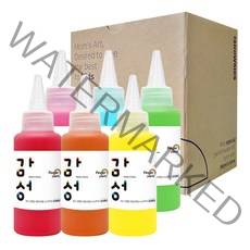 스노우키즈 감성물감 세트, 70ml, 6색