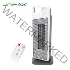 유니맥스 리모컨형/좌우회전 스탠드 PTC 히터 전기온풍기 UMH-R7200W