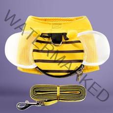 YOU&ME 반려동물 꿀벌 하네스 메쉬형, 혼합색상