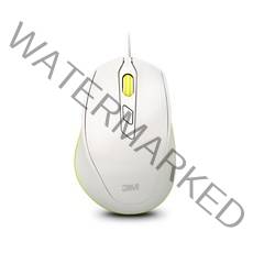 쓰리엠 USB 무소음 유선 마우스, M70, 화이트