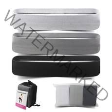 전신 로잉 밴드 저항 3 피스 세트 피트니스 요가 확장기 탄성 당겨 로프 탄성 필라테스, 그레이 블랙