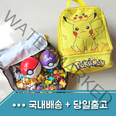 포켓몬 피규어 144종 세트 피카츄 가방 스티커 증정, 피카츄가방+144종+몬스터볼+스티커