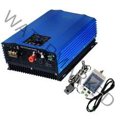 차량용인버터 리미터 센서가 있는 1000w 배터리 방전 그리드 타이 인버터 dc 24v 48v 1200w 110v 또는 220v 자동 제한 솔라 그리드 타이 인버터, 리미터가 있는 1200w, pv 55-90v 박쥐 48v, 220-240v