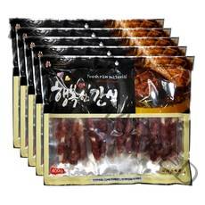 행복한간식 강아지 사사미 간식 400g, 오리 스틱 껌맛, 5개