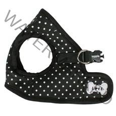 퍼피아 반려견 돗트 하네스 B, 블랙