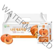 나애게 무안 늙은 호박즙 60팩 100ml, 호박즙60팩