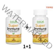 슈퍼뉴트리션 Super Nutrition 슈퍼이뮨 멀티비타민 60정 X2팩, 1개