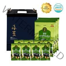 추석선물세트 광천 해달음 아보카도유 도시락김, 전장김3개 도시락김8개