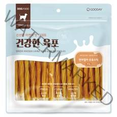 굿데이 강아지 건강한 육포 우유스틱 껌 300g, 연어 + 우유 혼합맛, 1개