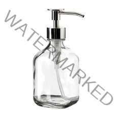 싱크대 투명 유리 펌프 세제통 디스펜서 공병 펌핑용, 세제용기_유리(320ml)
