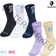 블랙야크 공용 아이유 양말 BAC 알파인크루삭스 2BYSCX2901, 26, WHITE