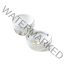 코렐 스누피 리본 에디션 공기 3p + 대접 3p 세트, 혼합색상