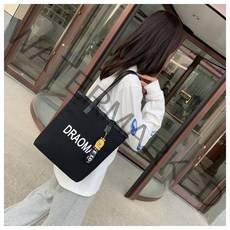여성 가방 뉴 인스 캔버스백 심플 백 토트 숄더 백 nvshoutibao