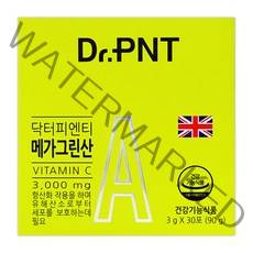 닥터피엔티 메가그린산 비타민C 3000mg 30포(1개월), 단품, 30포