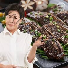 [KT알파쇼핑]박정수의 올바른 프리미엄 LA갈비 4팩 블랙앵거스 비법양념 9mm두께