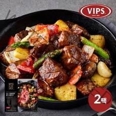 [빕스] 시그니처 스테이크 2종 2팩 (찹스테이크척아이롤), 단품