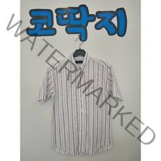 남095/ 빈폴정품 중고 춘하 반팔 면 남방 셔츠 코딱지구제