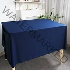 생활방수 테이블보, NAVY, 220 x 155cm