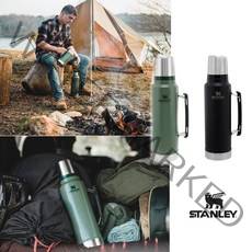 스탠리보온 캠핑보온병 클래식 보냉 1000ML, 블랙
