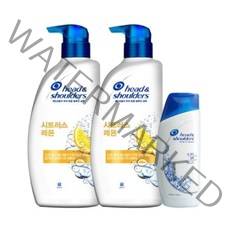 헤드앤숄더 시트러스 레몬 샴푸 750ml x 2p + 딥클린 샴푸 90ml, 5세트