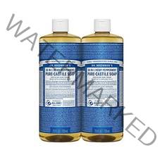 닥터브로너스 퓨어카스티야 바디클렌저 오일 헴프 페퍼민트 739ml 2개