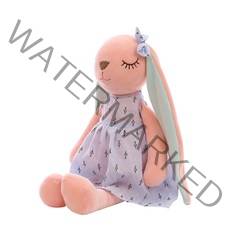 넬라의 옷장 부드러운 토끼 인형, 블루, 45cm